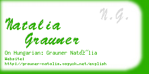 natalia grauner business card